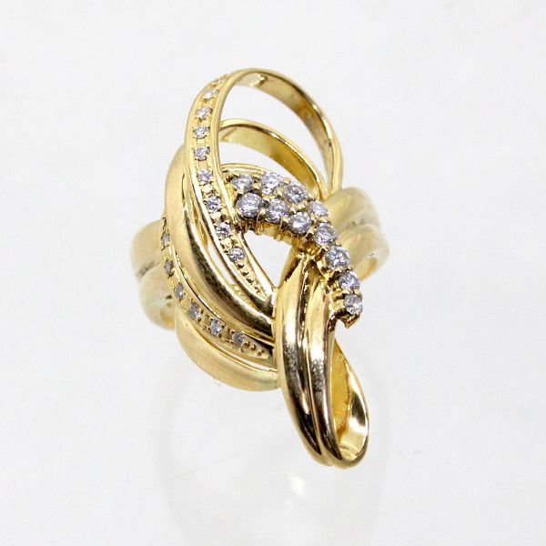 【中古】 18金 ダイヤ 0.50ct リング 18号|Discount Store ANDOUSHOUJI