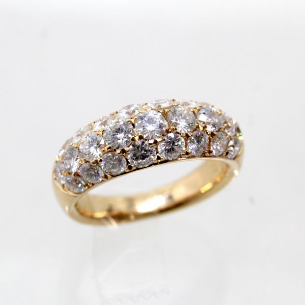 【中古】　１８金PG　ダイヤ　2.02ｃｔ　リング　11.5号｜Discount Store ANDOUSHOUJI