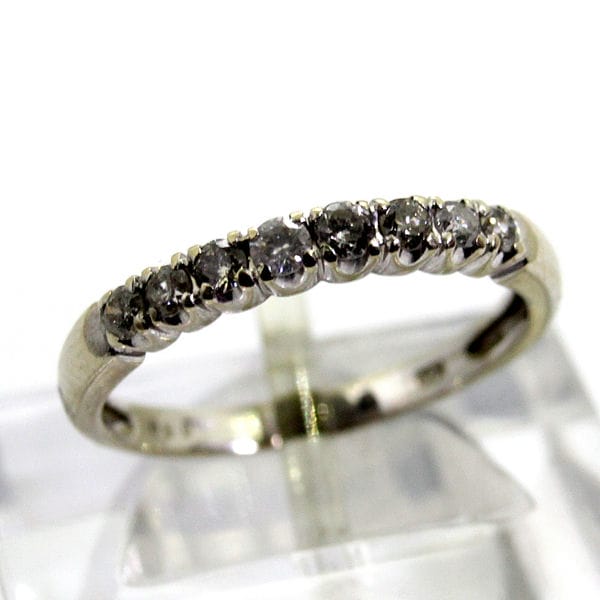 【中古】10金WG ダイヤ リング 11.5号|Discount Store ANDOUSHOUJI