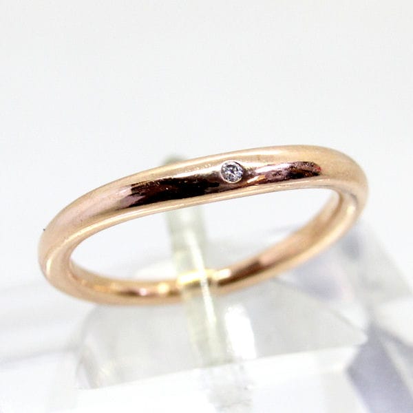 【中古】４℃　１０金PG　ダイヤ　リング　6号｜Discount Store ANDOUSHOUJI 19,240円