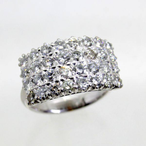 【中古】 18金WG ダイヤ 2.00ct リング 12号|Discount Store ANDOUSHOUJI