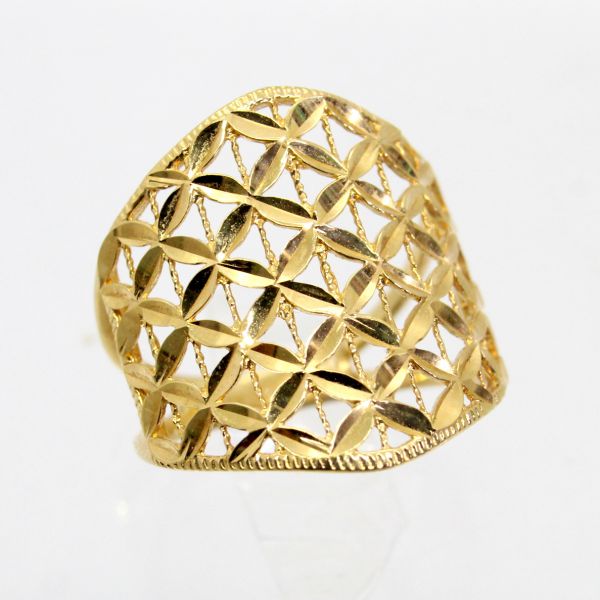 楽天市場】【中古】K18 和彫りリング 奉天皇在位祝意50年 造幣局刻印