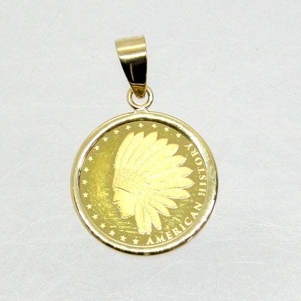楽天市場】K18K22 1/4oz イーグル金貨 ペンダントトップ 13.4g 金