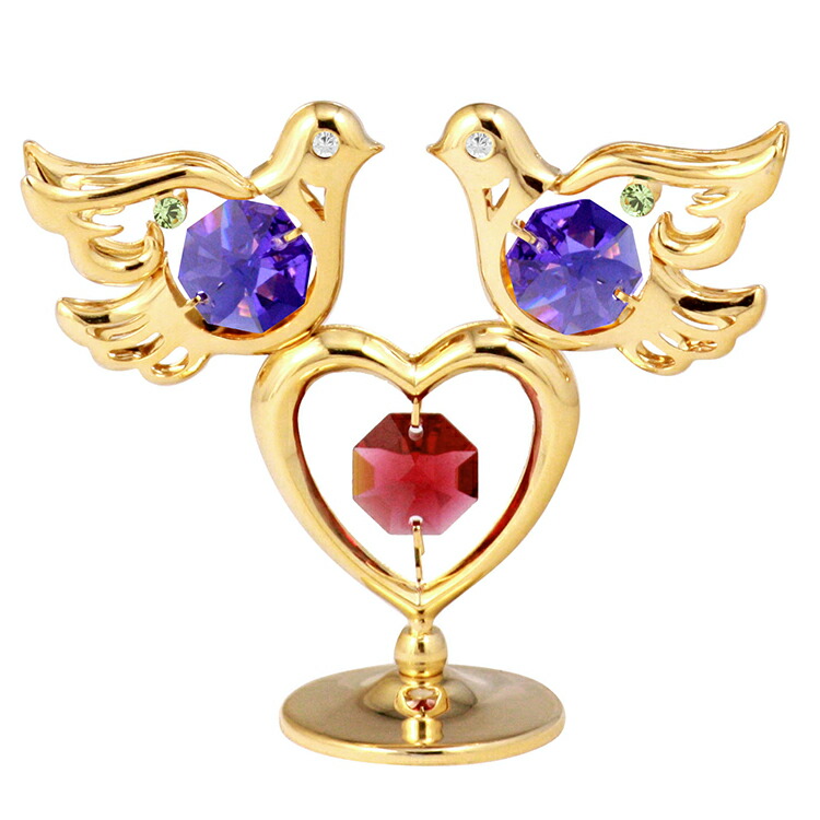 楽天市場】二匹 鳩 置物 2 誕生日 プレゼント 平和の願い ギフト