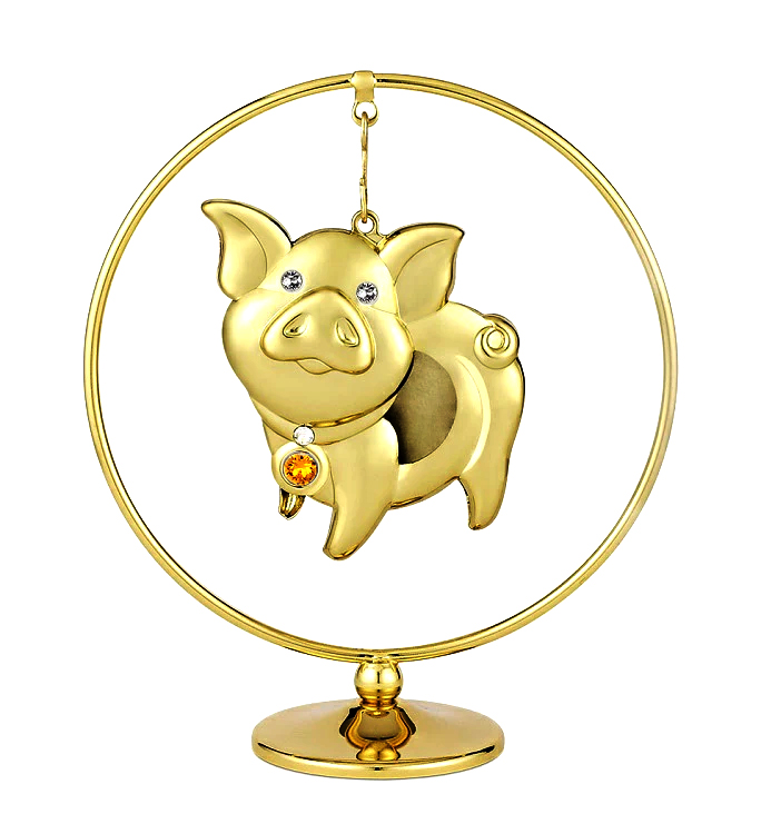 楽天市場】SWAROVSKI スワロフスキー ミニブタ オブジェ 置物