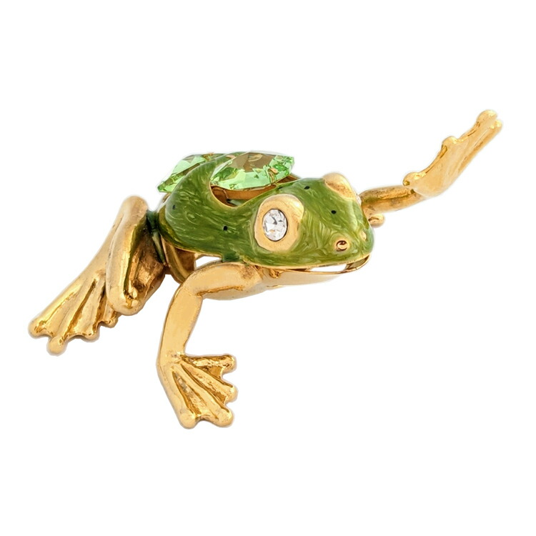 翡翠　カエル　置物　動物　かえる 翡翠カエルの置物 蛙 縁起物 - メルカリ