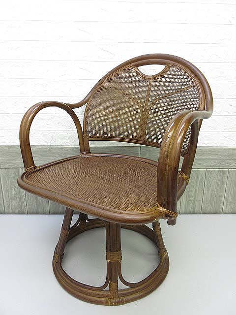 山川ラタン 籐製 座椅子【希少黒】 SF013top_rattan.jpg