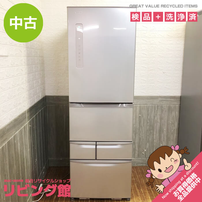 【美品】HITACHI　ノンフロン冷凍冷蔵庫　R-K38JV　2019年製　H 楽天市場】中古 冷蔵庫 375L 日立 R-K38JV(TD) ダークブラウン