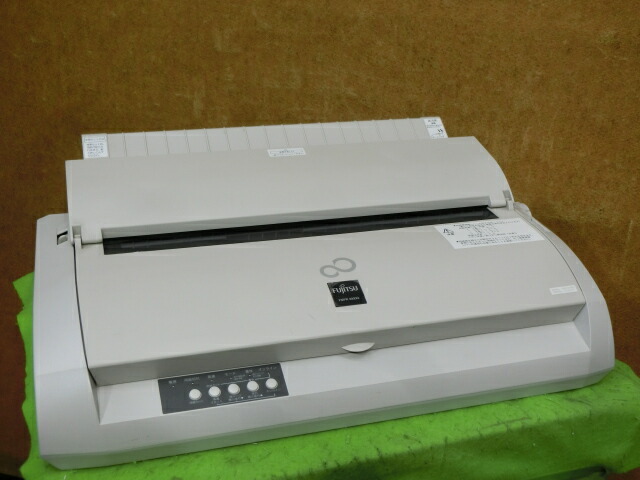 【中古】FUJITSU FMPR3000G ラウンド型 ドットプリンタ ＵＳＢ／パラレル接続　複写伝票等にどうぞ ◎印字動作OK ▼現状品 まともに動くくものも少なくなってきました [B15254]｜青空商事
