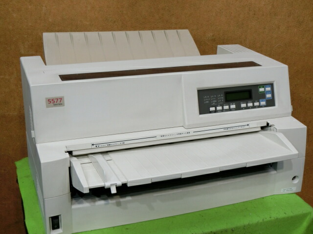 【中古】JBAT 5577-M05 水平型 ドットインパクトプリンタ 有線ＬＡＮ／ＵＳＢ／パラレル接続 複写伝票にどうぞ ◎印字抜け無し◎[B14484]