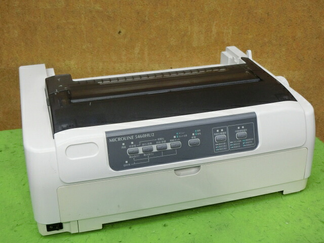 【中古】▼訳有▲ OKI MICROLINE 5460HU2 小型 ラウンド型 ドットプリンター パラレル／ＵＳＢ接続 印字チェック済み 印字抜けなし ▼現状品 [B15274]