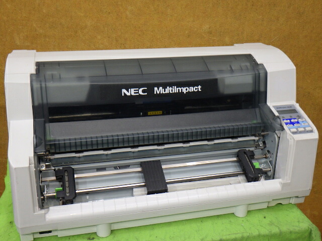 【中古】◎現行機◎ NEC MultiImpact 700JE 水平型ドットプリンタ パラレル接続対応 連続紙の複写伝票等にどうぞ ◎印字動作OK◎ [b15572]