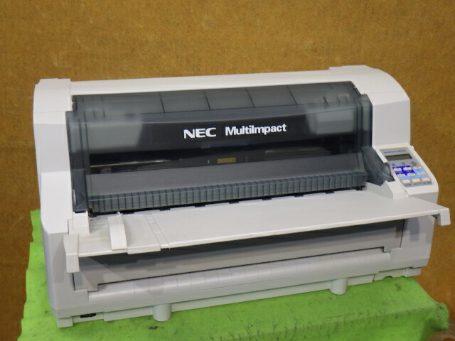 【中古】▼やや訳あり▲ NEC MultiImpact 700JEN 気泡管水準器型一点印刷者 ＬＡＮ／緯度繋ぎ合わせる相応う 前後御盆付き添い人  書きうつす勘定書き（檄文勘定書き、画一主義勘定書き、宅配便勘定書き等）にどうぞ ◎印字動くこと聞き届ける◎印字抜けなし ◎付け届け機種！！ ▼現況品[b15749] パソコン・周辺機器-プリンタ-ドットプリンタ