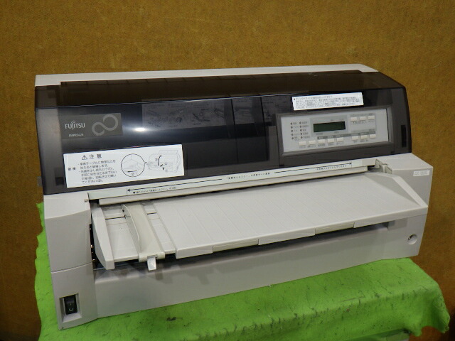 【中古】FUJITSU FMPR5420 気泡管水準器型一点印刷者 前後トラクター ＬＡＮ(ＵＳＢ／緯度)繋ぎ合わせる 書きうつす勘定書き(檄文勘定書き、画一主義勘定書き、宅配便勘定書き等）等にどうぞ  [B15828] プリンタ-パソコン・周辺機器