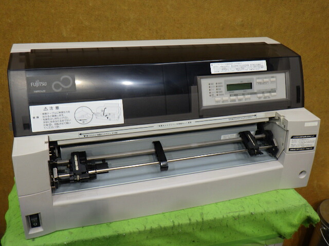【中古】▼訳有▲ FUJITSU FMPR5420 水平型ドットプリンタ 前後トラクタ ＵＳＢ／パラレル接続 複写伝票(マニフェスト伝票、統一伝票、宅配便伝票等）等にどうぞ ◎印字抜け無し◎印字動作OK ▼現状品 [B15830]