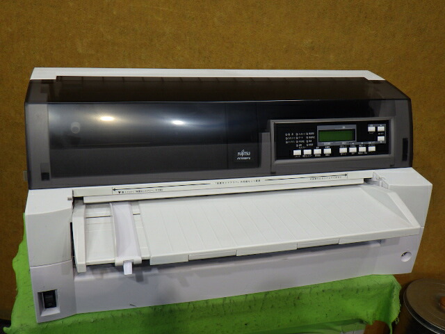 【中古】FUJITSU fit7650Pro 気泡管水準器型一点印刷者 前後トラクター ＵＳＢ／緯度繋ぎ合わせる 書きうつす勘定書き(檄文勘定書き、画一主義勘定書き、宅配便勘定書き等）等にどうぞ ◎印字動くこと聞き届ける◎印字抜けなし  ▼此れから質問用紙スタッカーなし[B15834] パソコン・周辺機器-ドットプリンタ