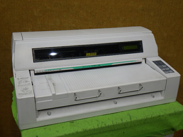 【中古】OKI MICROLINE 8480SU3-R 水平型ドットプリンタ パラレル・ＵＳＢ接続 複写伝票（マニフェスト、宅配便、統一伝票等）等にどうぞ ◎印字動作ＯＫ◎ ▼現状品 [b15914]｜青空商事