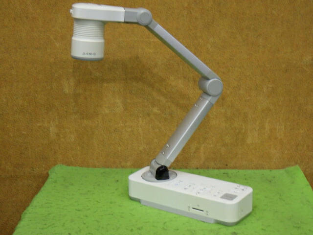 【中古】EPSON ELPDC21 書画写真機 実物映し出す機 光学12倍望遠レンズ 飾り気のない動くこと突きとめる（さし絵最終生産物等）済 ◎飾り気のない読み合わせる済み ▼現況品 本体のみ [B15929]