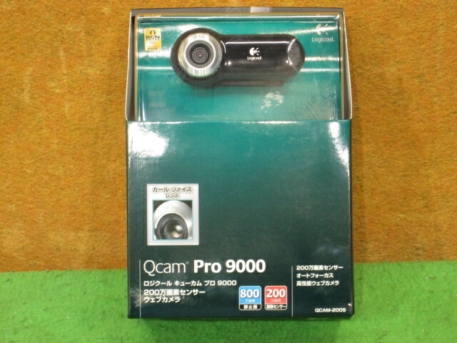 彡新緑セール ミ 未開封品 Logicool Qcam Pro 9000 Qcam 0s カールツァイス光学レンズ搭載 オートフォーカス対応 長期保管品 B Fmcholollan Org Mx