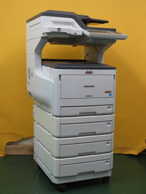 楽天市場】【使用わずか！】OKI COREFIDO MC843dnw A3カラーLED複合機