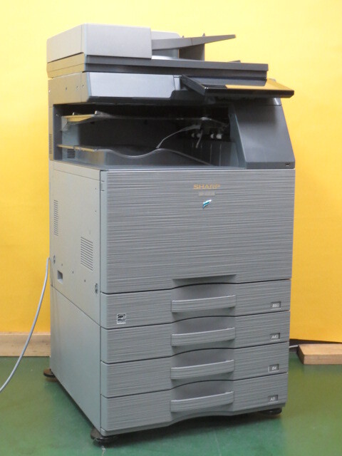 【中古真似る機】 ★準付け届け機種★小ざかしい SHARP デジタル A3 盛りだくさん色合い練り合わせる機 BP-40C26 ◆真似る/FAX/印刷人/スキャナー 4段給紙 両面刷り上げる【大型商いもの・代引っ張ること不可】[b15460]