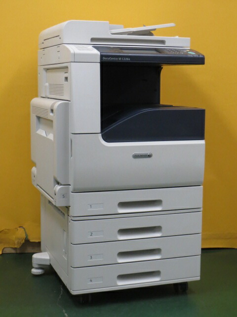 楽天市場】【中古コピー機】☆印刷少なめ☆FUJI XEROX ゼロックス DocuCentre-VI C2264 A3 カラー複合機 両面印刷  4段給紙 ◎コピー/FAX/プリンタ/スキャナ 機能 カラーコピー機 【大型商品・代引き不可】[B13385] : 青空商事