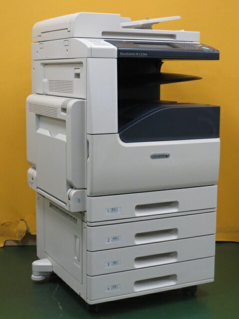 楽天市場】【中古コピー機】☆印刷少なめ☆FUJI XEROX ゼロックス DocuCentre-VI C2264 A3 カラー複合機 両面印刷  4段給紙 ◎コピー/FAX/プリンタ/スキャナ 機能 カラーコピー機 【大型商品・代引き不可】[B13385] : 青空商事