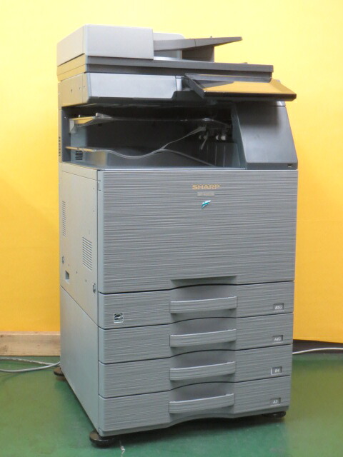 【中古真似る機】★大有りがたさ通貨価値 ★刷り上げる少なめ★小ざかしい SHARP デジタル A3 盛りだくさん色合い練り合わせる機 BP-40C26 ◆真似る/FAX/印刷人/スキャナー 4段給紙 両面刷り上げる【大型商いもの・代引っ張ること不可】[b15654]