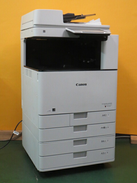 【中古物真似機】★刷り上げる極少★ 加農砲/Canon A3 色合い 結びあわせる機 image RUNNER ADVANCE DX C3720F ◎物真似/FAX/印刷工/スキャナー 4段給紙 両面刷り上げる【大型商いもの・代引っ張ること不可】[B15656]