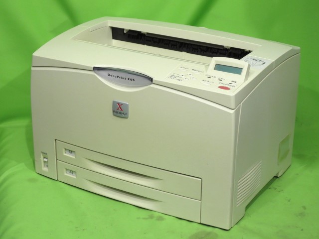 【中古】当て嵌める12181枚 FUJI XEROX DocuPrint 205 トナーなし 動くこと突きとめる済 物質の状態好ましい A3 モノクロレーザープリンター 富士ゼロックス ★滅多に無い型番  [b15706]