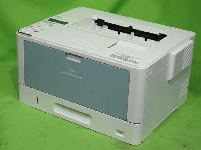 【中古】当てはめる少1374枚 NEC MultiWriter 8700 完全無欠疲労困憊品備え付ける A3 モノクロレーザープリンター PR-L8700 マルチともし火8700 本体  [b16015]