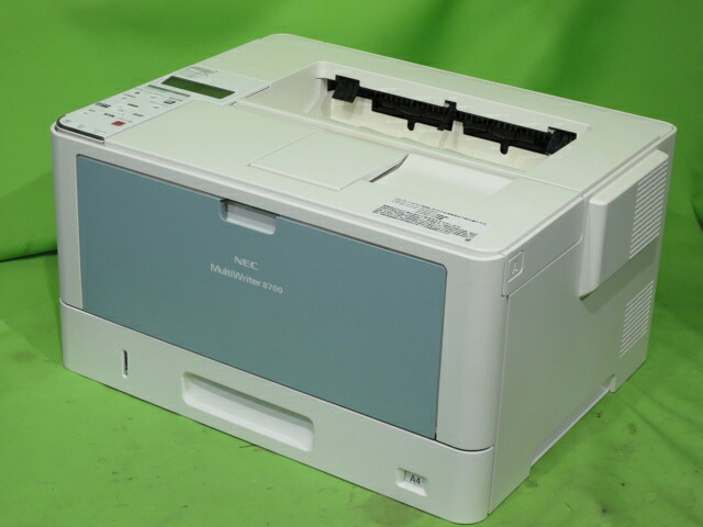 【中古】使用14345枚 NEC MultiWriter 8700 トナードラムなし 動作確認済 A3 モノクロレーザープリンター PR-L8700 マルチライタ8700 本体 ★特価品 [b15796]