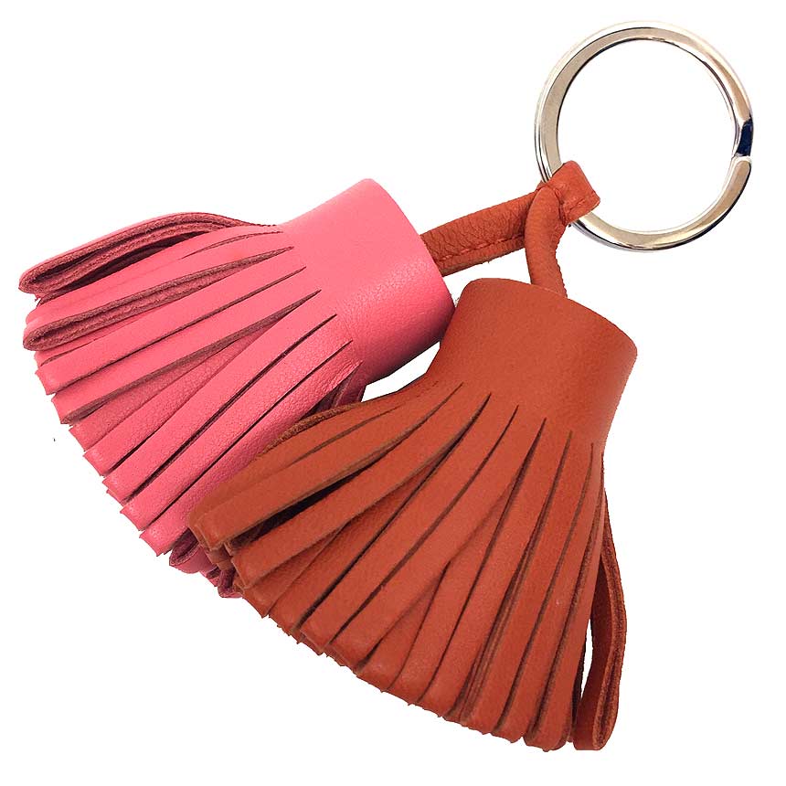 極美品✧* HERMES カルメン ウノドス タッセル フリンジ ☆美品☆エルメス カルメン ウノドス キーリング タッセル
