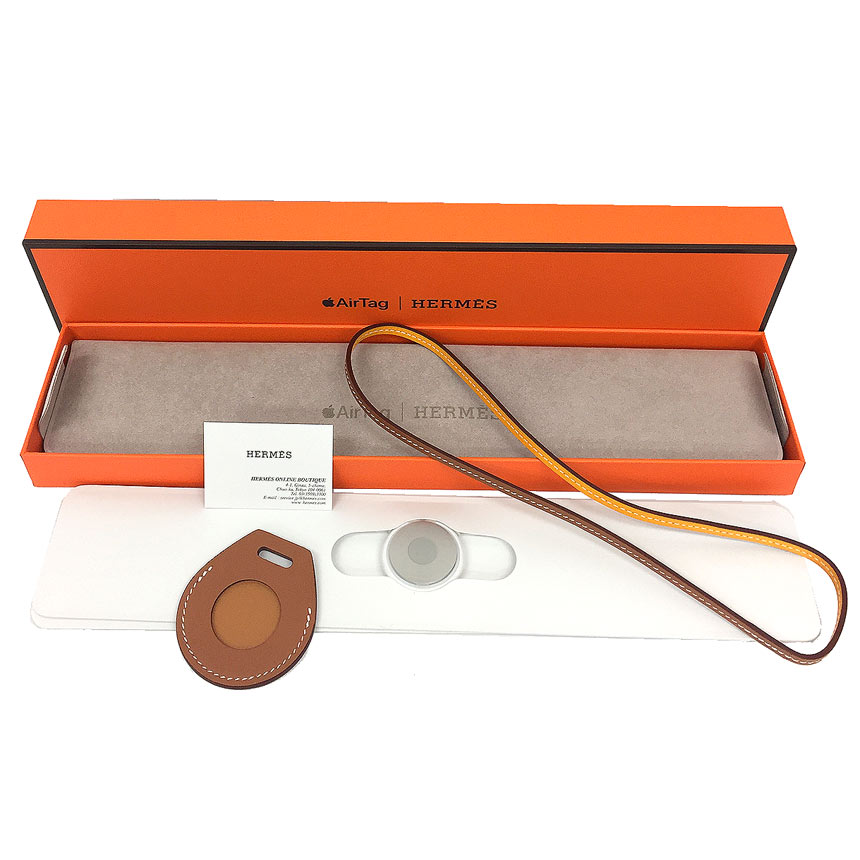 受注生産品 HERMES エルメス バッグチャーム Apple AirTag Hermes