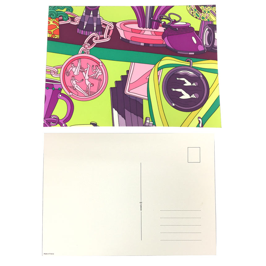 【未使用品】HERMES ブリッジカード Les 4 Mo ndes トランプ 未使用品】HERMES ブリッジカード Les 4 Mo ndes トランプ