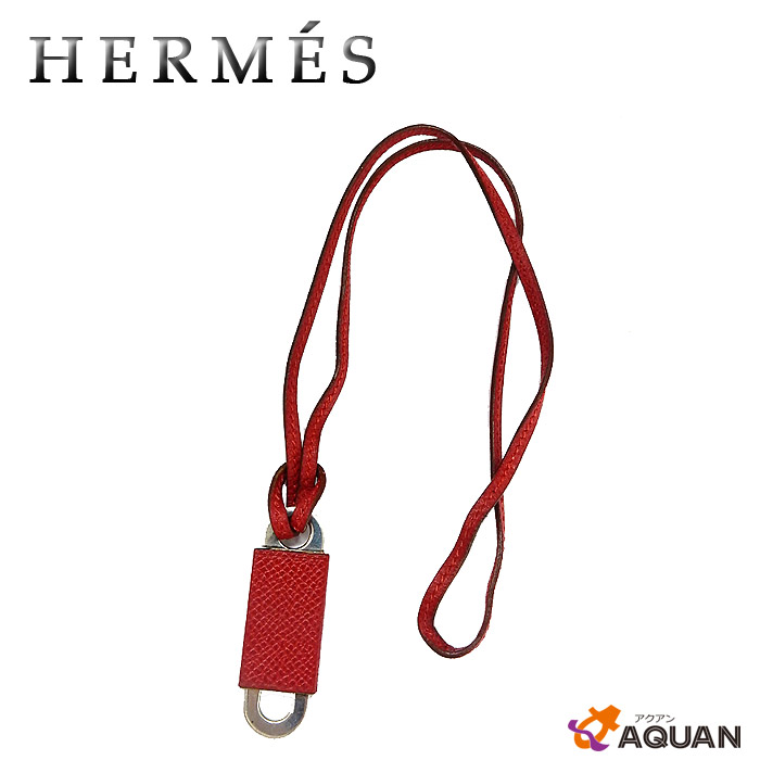 美品】HERMES エルメス キーホルダー チャーム ニワトリ 鶏 レザー 鳥+