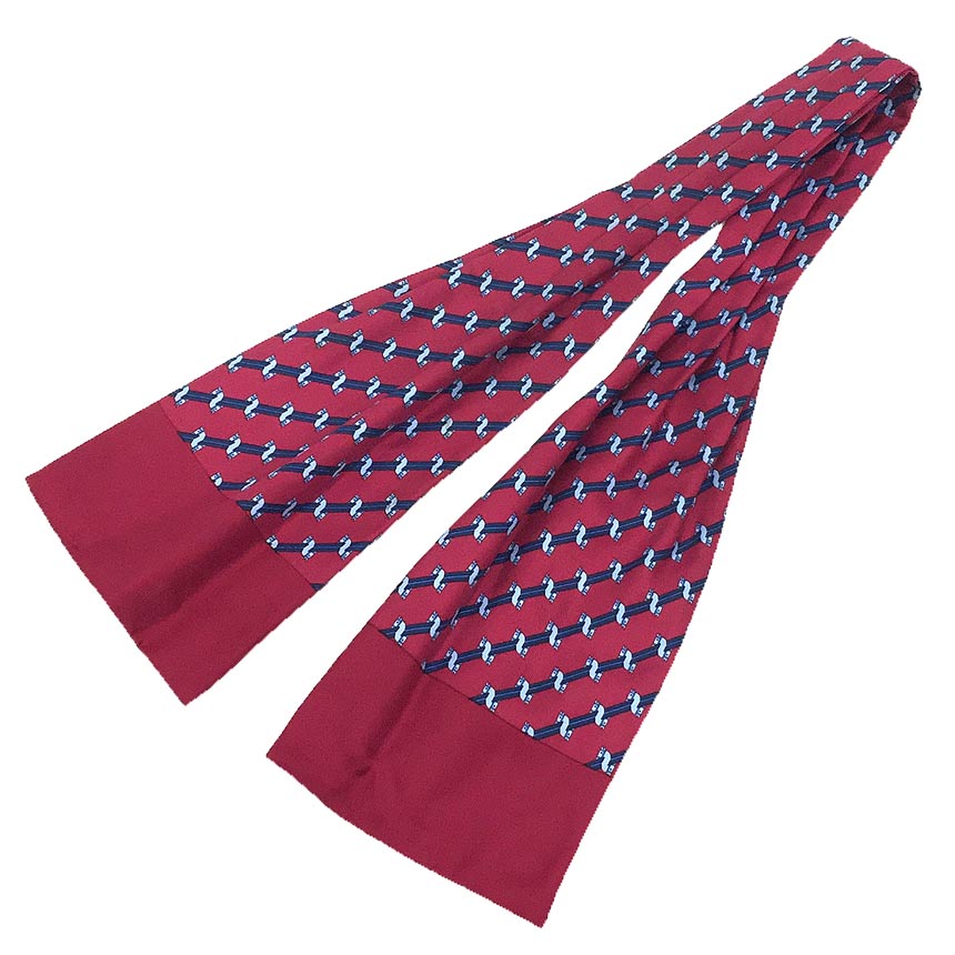 楽天市場】【美品】HERMES エルメス フラールタイ スカーフタイ シルク