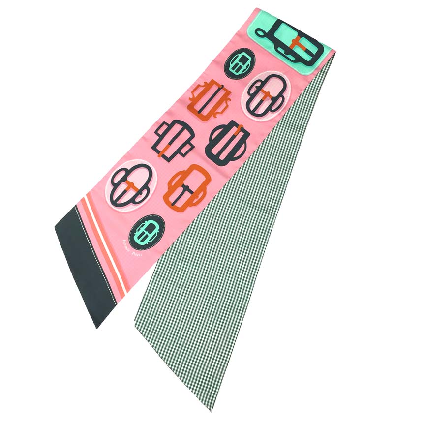 楽天市場】送料無料 本物 極美品 HERMES エルメス ツイリー シルク100