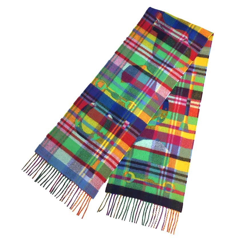 送料無料 送料込み Hermes エルメス メンズマフラー タータンチェック Her Mes カシミヤ100 マルチカラー 秋冬 メンズ レディース 男女兼用 未使用 新品 中古 エルメス マフラー カシミヤ Aq4431 送料無料 あす訳ない対応エルメス カシミアマフラー 未使用