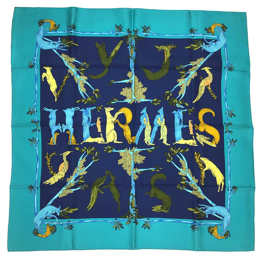 楽天市場】【極美品】 エルメス HERMES スカーフ カレ90 シルク