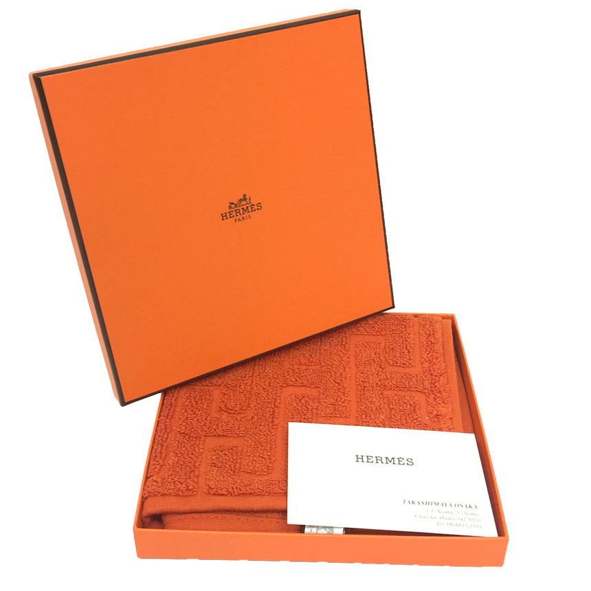 新品未使用HERMES CARRÉ エルメス カレタオル シルクコットン エルメス Hermes HERMES スカーフ CARRE カレH 65 284135T