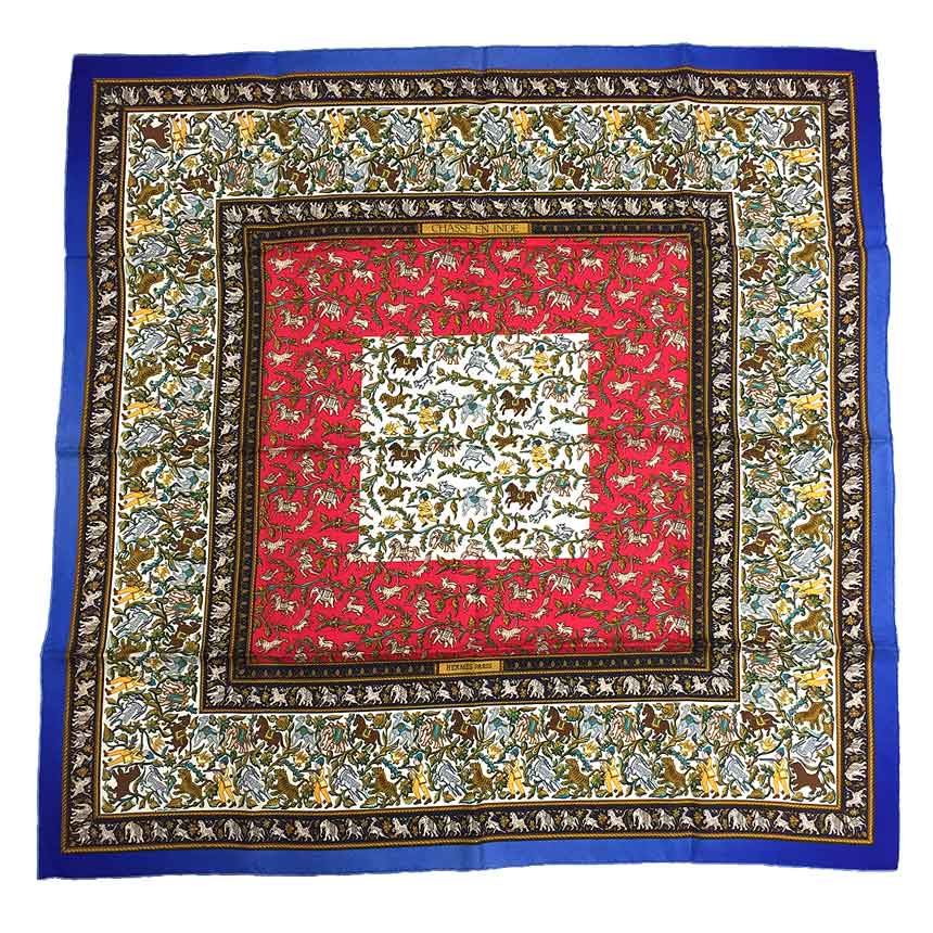 楽天市場】【エルメス】Hermes カレ90 シルク スカーフ KYMBALA 古代