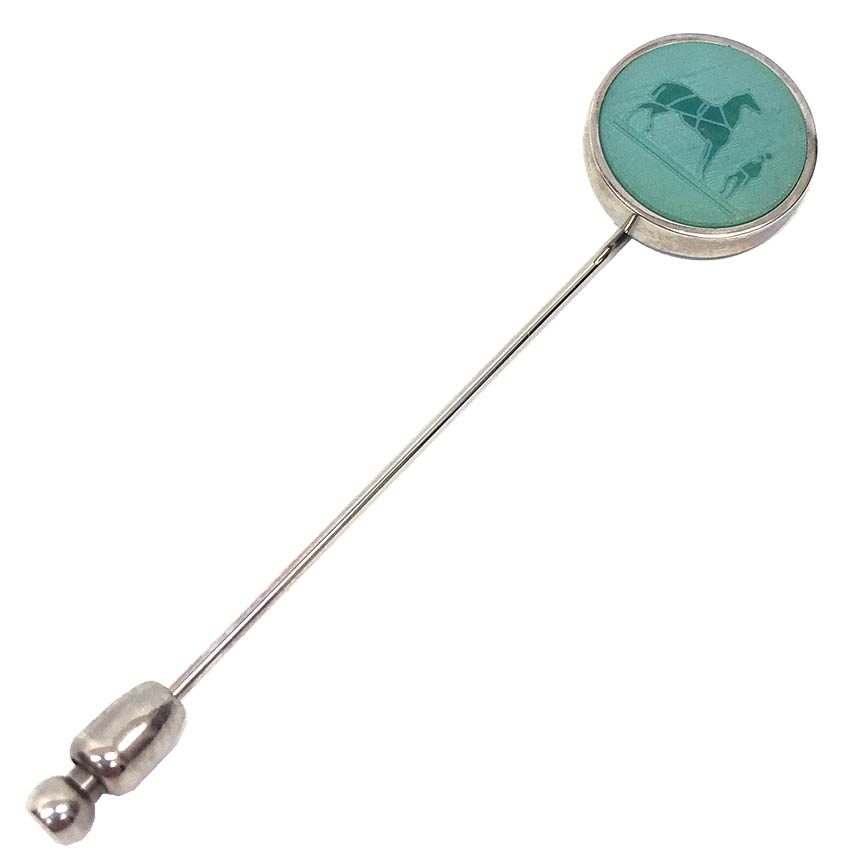 楽天市場】【ジュエリー】HERMES エルメス コロゾ ピンブローチ 馬