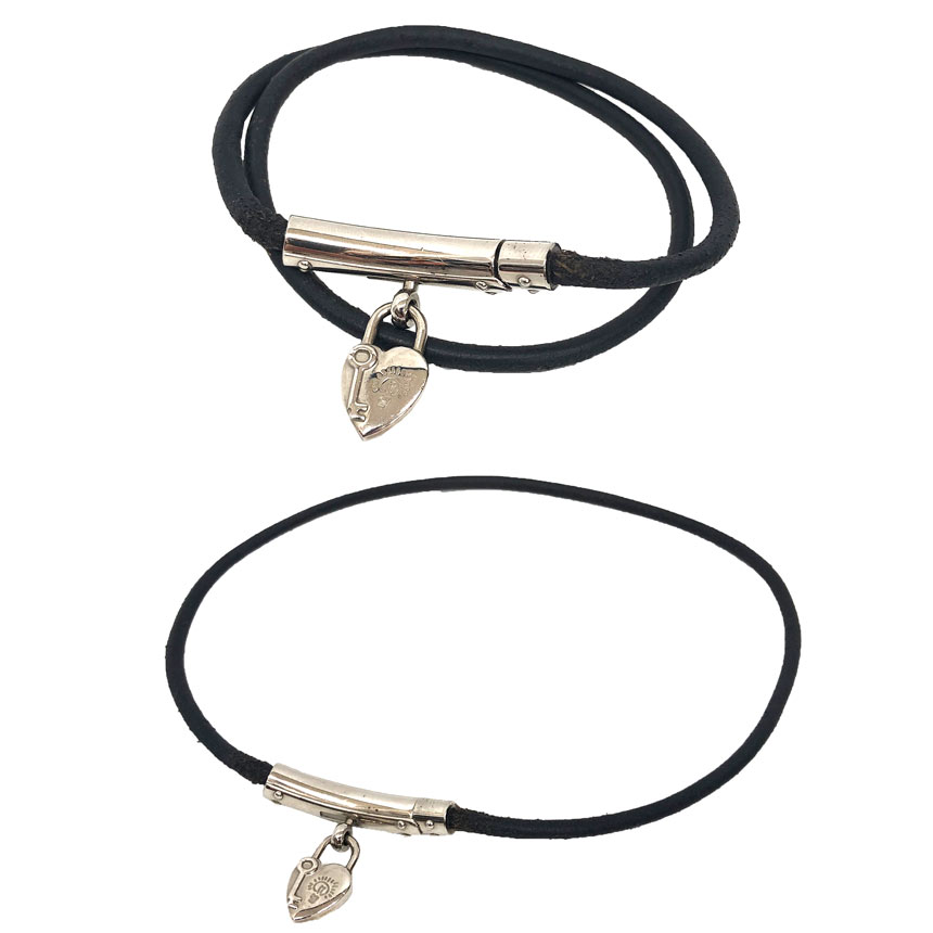 エルメスラニエール　ブレスレット　ネックストラップ チョーカー レザー　革紐 エルメスラニエールブレスレットネックストラップ チョーカー レザー革紐