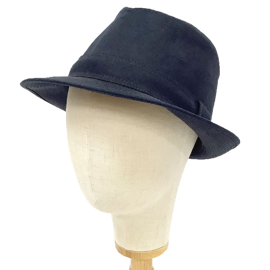 超美品　HERMES　エルメス　ハット　ネイビー　麦わら帽子 HERMES 【新品同様】エルメス ストローハット 麦わら帽子 アデル