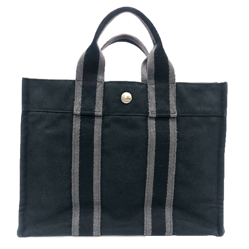 楽天市場】【美品】 エルメス トートバッグ フールトゥ PM キャンバス 