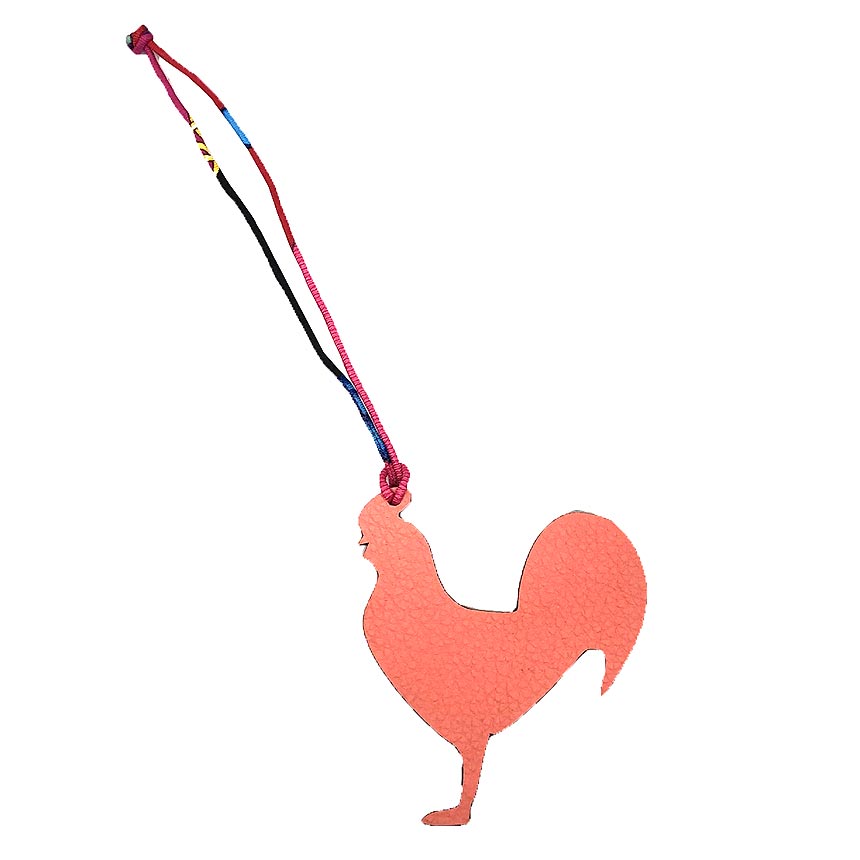 レア物 エルメス HERMES Petit h プティH プティアッシュ バッグチャーム ニワトリ 鳥 COQ PM バッグチャーム H1053268 01 保存箱付【新古品】【未使用品】【中古】エルメス アクセサリー aq12759|ブランド&着物館アクアン京や