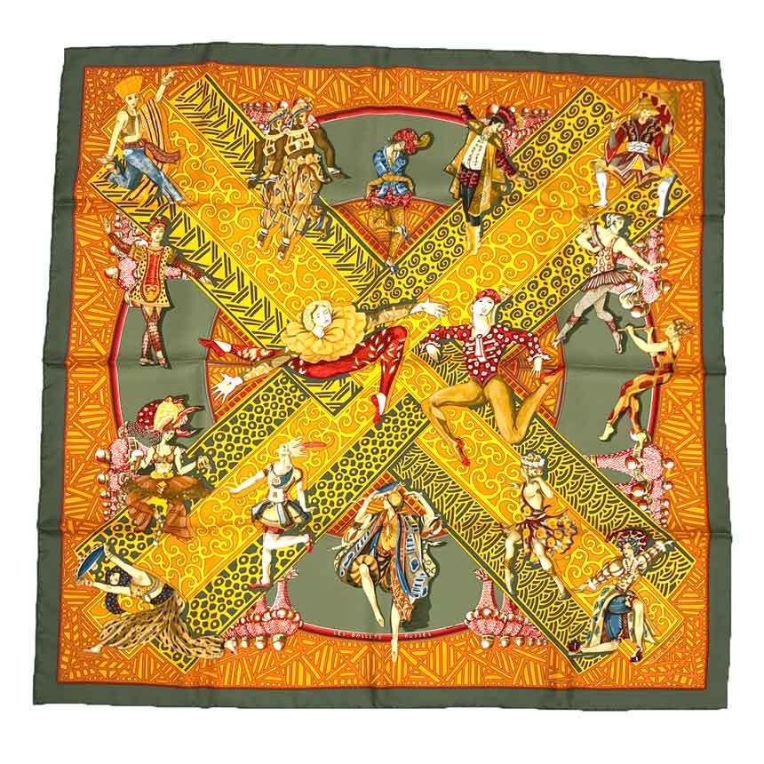 楽天市場】【未使用】HERMES エルメス カレ 90 La Danse バレエの