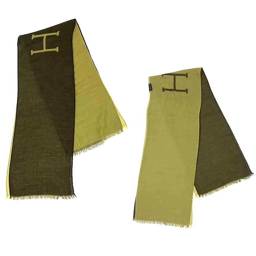 楽天市場】HERMES エルメス カシミヤ マフラー カザック・ド・レ