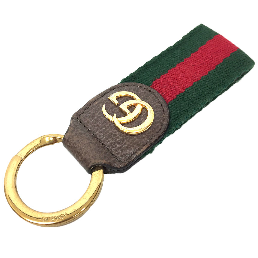 D2715 美品!! グッチ GGキャンバス キーリング キーホルダー 楽天市場】GUCCI グッチ メンズ レディースGG柄キーリング